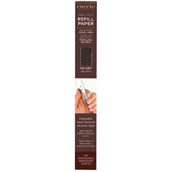 CUCCIO Manicure file refill - (100 grit) - black - 50 pack